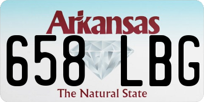 AR license plate 658LBG