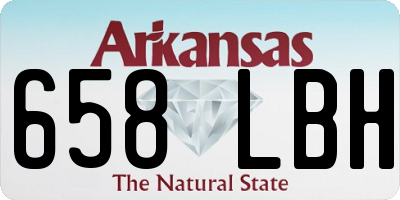 AR license plate 658LBH