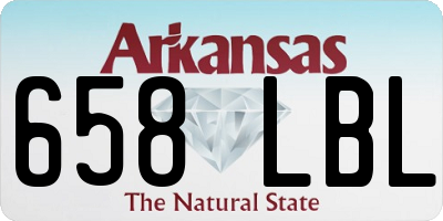 AR license plate 658LBL
