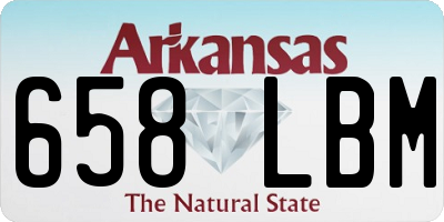 AR license plate 658LBM