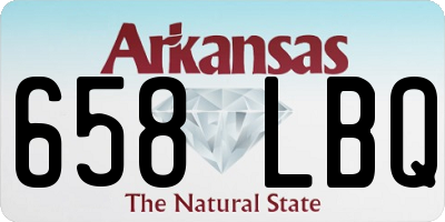 AR license plate 658LBQ