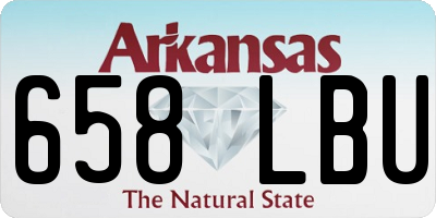AR license plate 658LBU