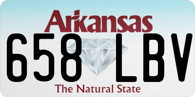 AR license plate 658LBV