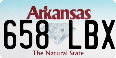 AR license plate 658LBX