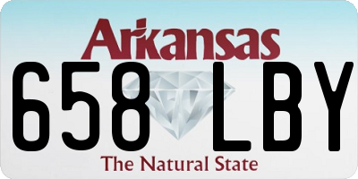AR license plate 658LBY