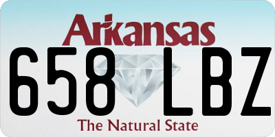 AR license plate 658LBZ