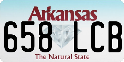 AR license plate 658LCB