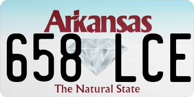 AR license plate 658LCE
