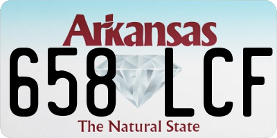 AR license plate 658LCF