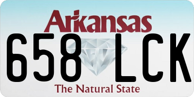 AR license plate 658LCK