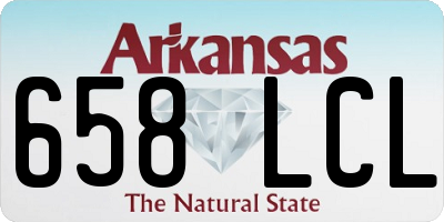 AR license plate 658LCL