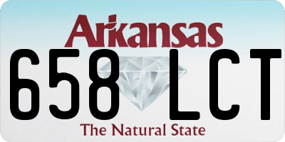AR license plate 658LCT