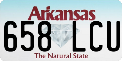 AR license plate 658LCU