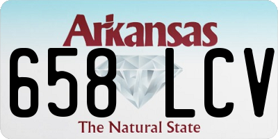 AR license plate 658LCV