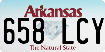 AR license plate 658LCY