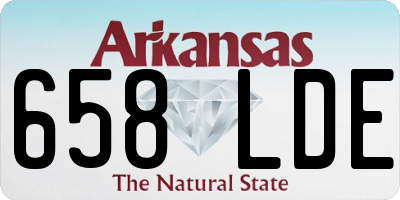 AR license plate 658LDE