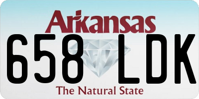 AR license plate 658LDK