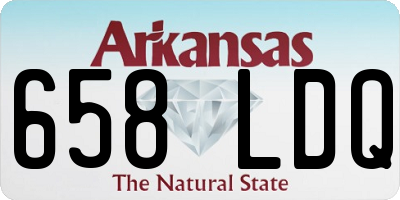 AR license plate 658LDQ