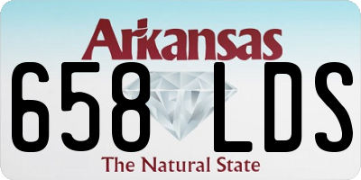 AR license plate 658LDS