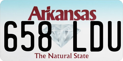 AR license plate 658LDU