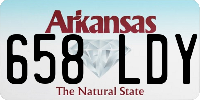 AR license plate 658LDY