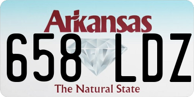AR license plate 658LDZ