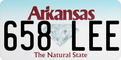 AR license plate 658LEE