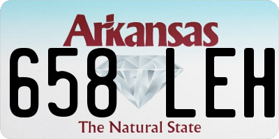 AR license plate 658LEH