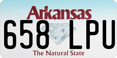 AR license plate 658LPU