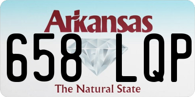 AR license plate 658LQP