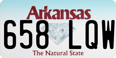 AR license plate 658LQW