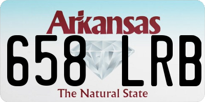 AR license plate 658LRB