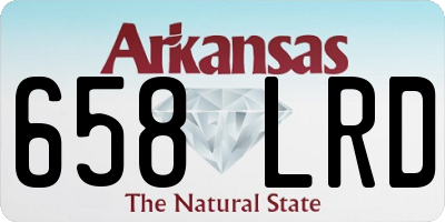 AR license plate 658LRD