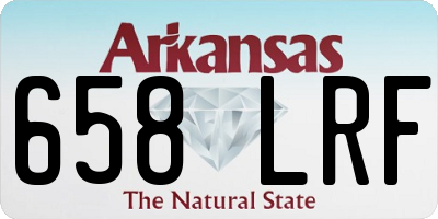 AR license plate 658LRF