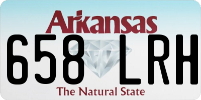 AR license plate 658LRH