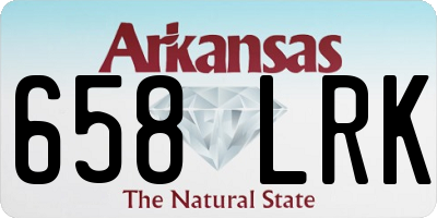AR license plate 658LRK