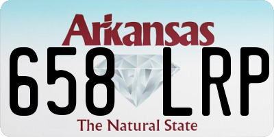 AR license plate 658LRP
