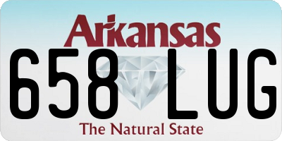 AR license plate 658LUG