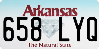 AR license plate 658LYQ