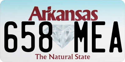AR license plate 658MEA