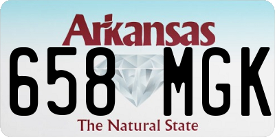AR license plate 658MGK