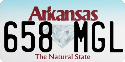 AR license plate 658MGL