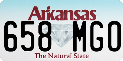 AR license plate 658MGO