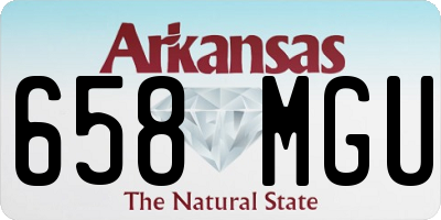 AR license plate 658MGU
