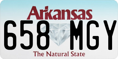 AR license plate 658MGY