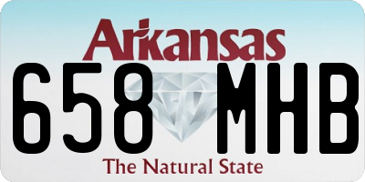 AR license plate 658MHB
