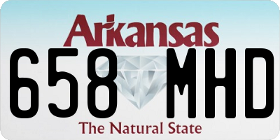 AR license plate 658MHD