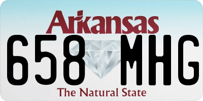 AR license plate 658MHG