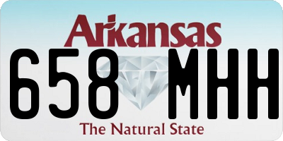 AR license plate 658MHH