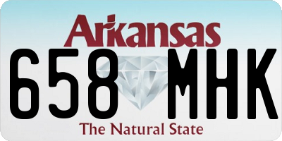 AR license plate 658MHK